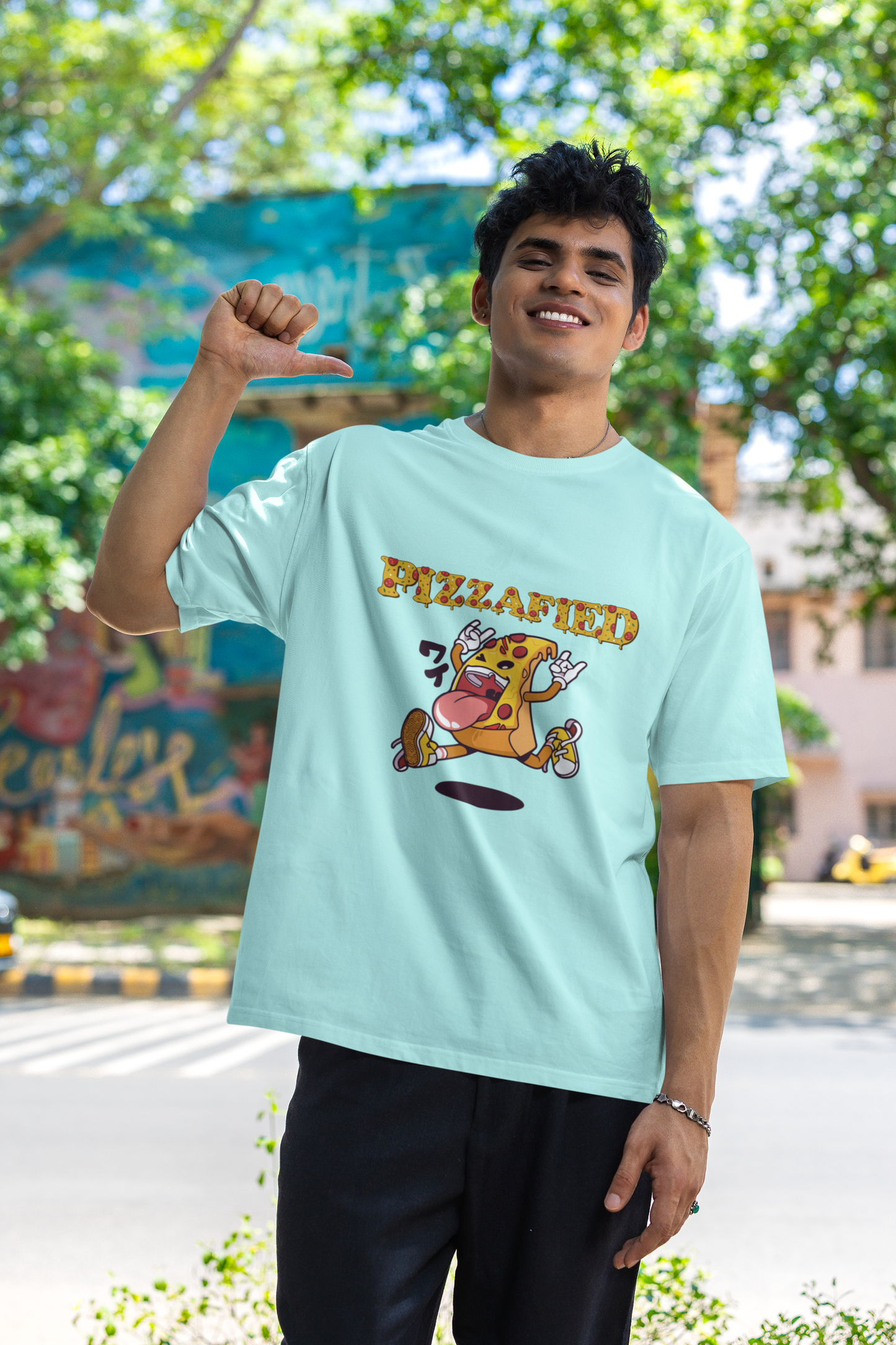 Pizzafied Oversized Unisex Classic T-Shirt