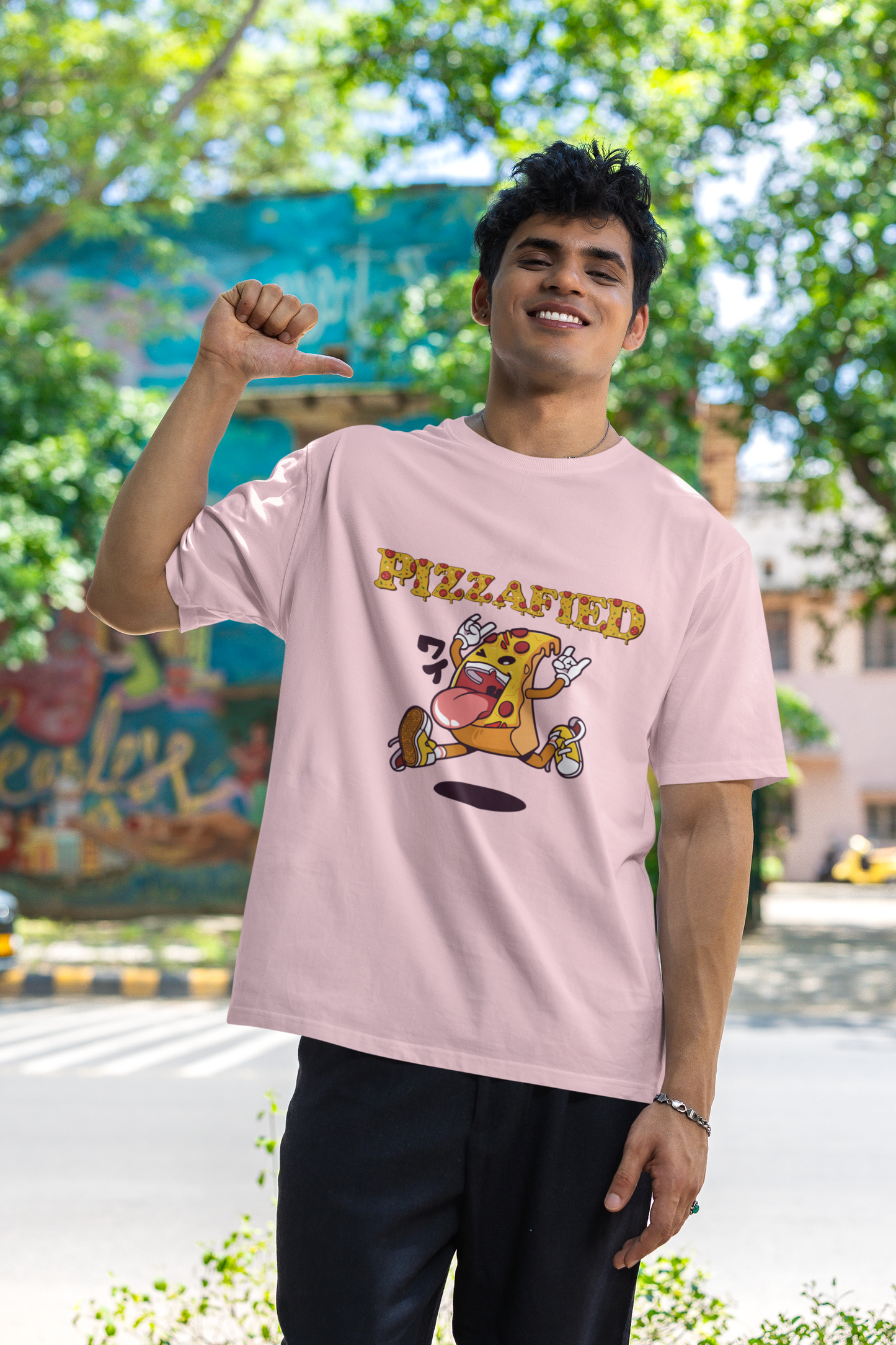 Pizzafied Oversized Unisex Classic T-Shirt