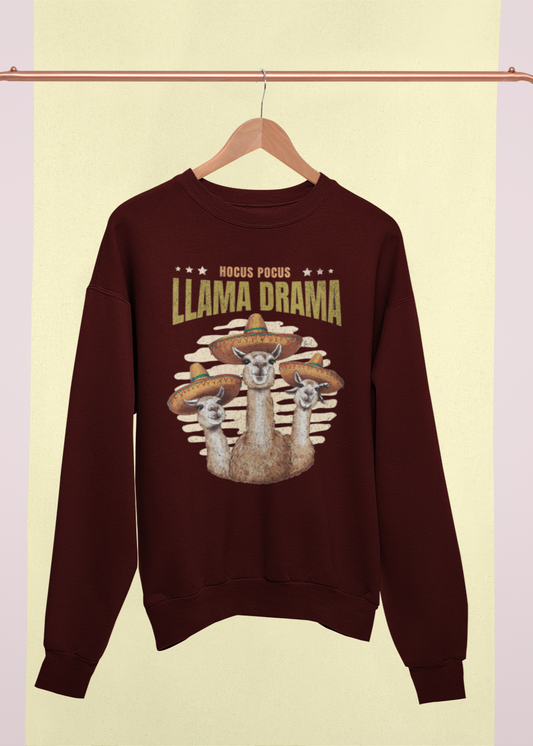 LLAMA DRAMA Unisex Sweatshirt
