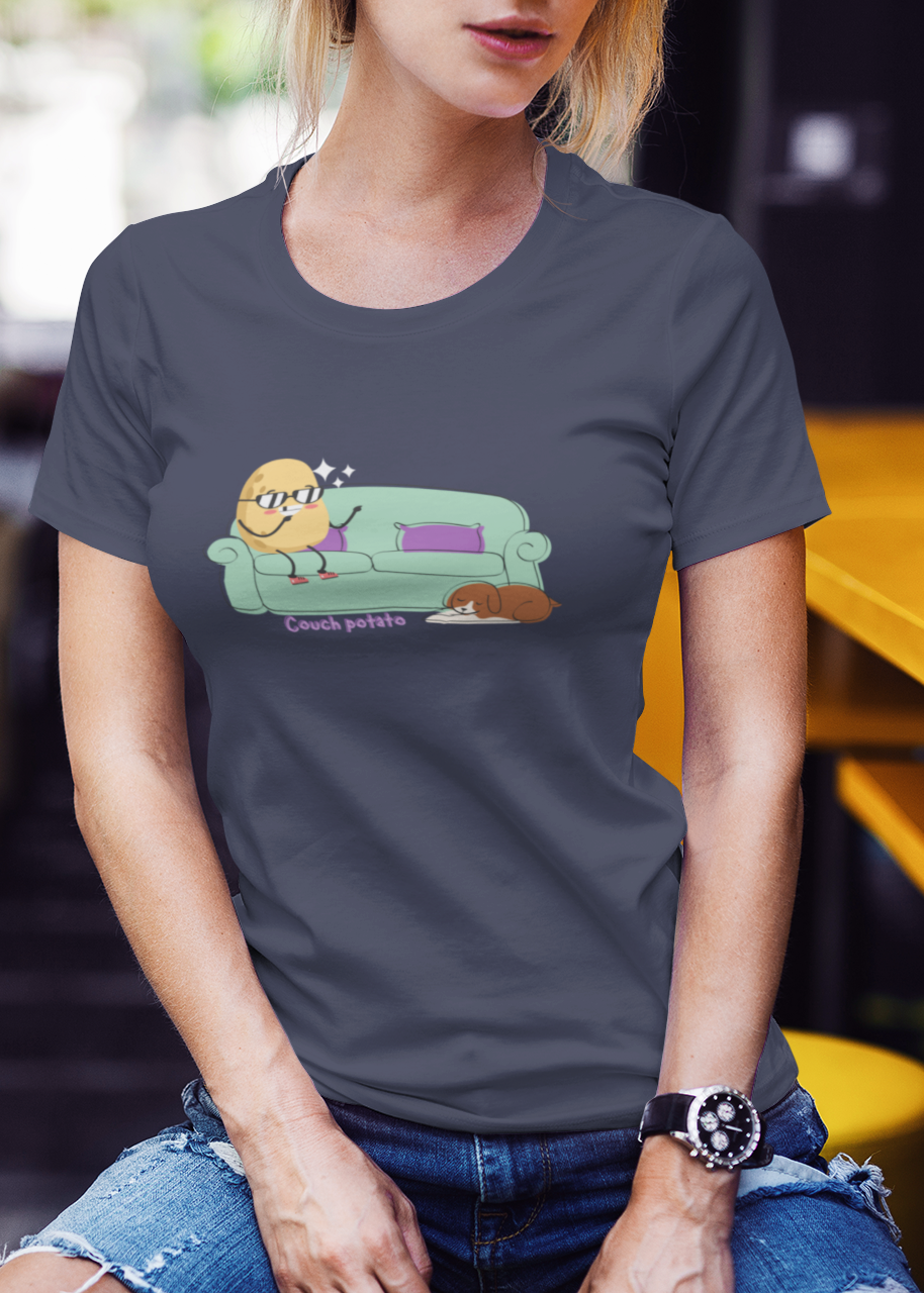 COUCH POTATO Women regular T-Shirt