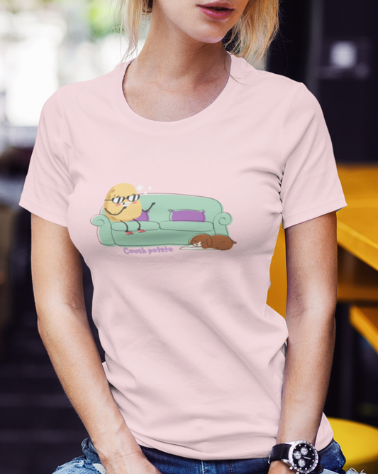 COUCH POTATO Women regular T-Shirt