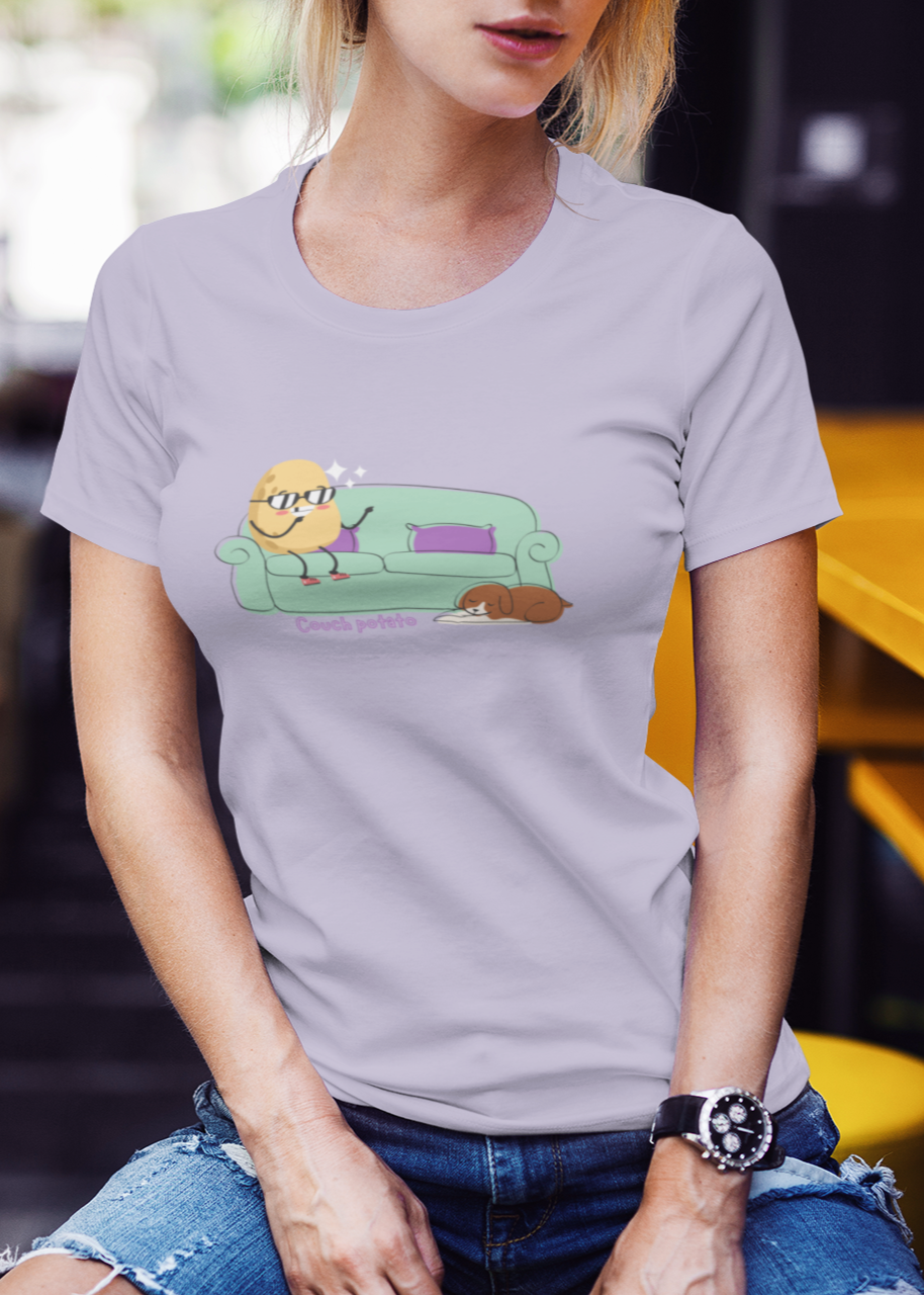 COUCH POTATO Women regular T-Shirt
