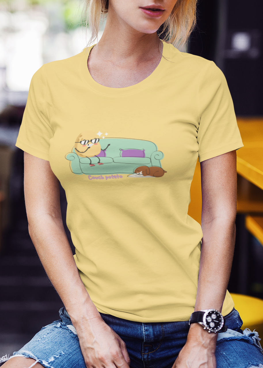 COUCH POTATO Women regular T-Shirt