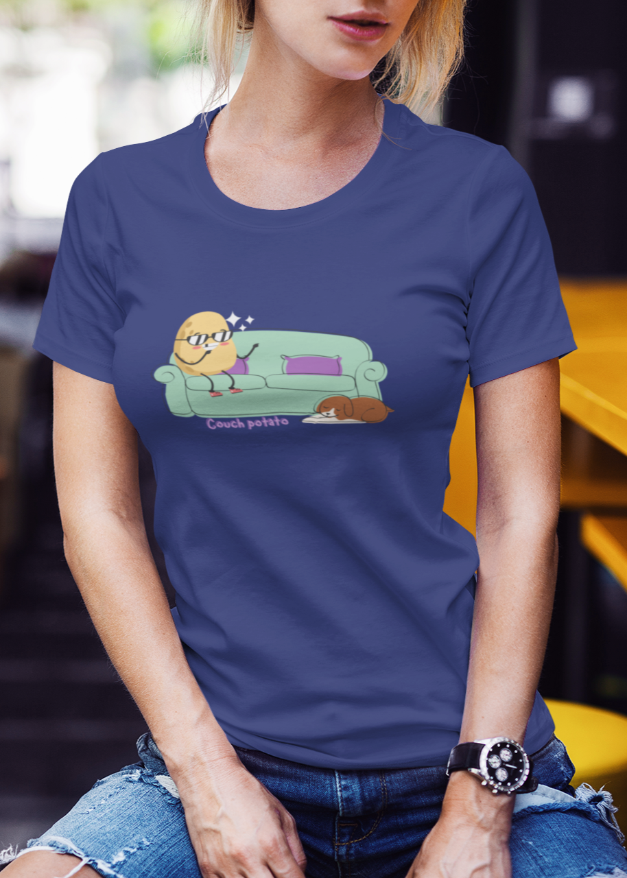 COUCH POTATO Women regular T-Shirt