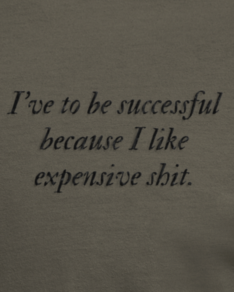 Aim high embroidered Oversized Unisex T-Shirt