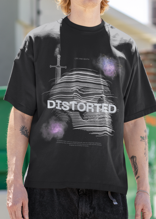 DISTORTED Oversized Unisex Classic T-Shirt