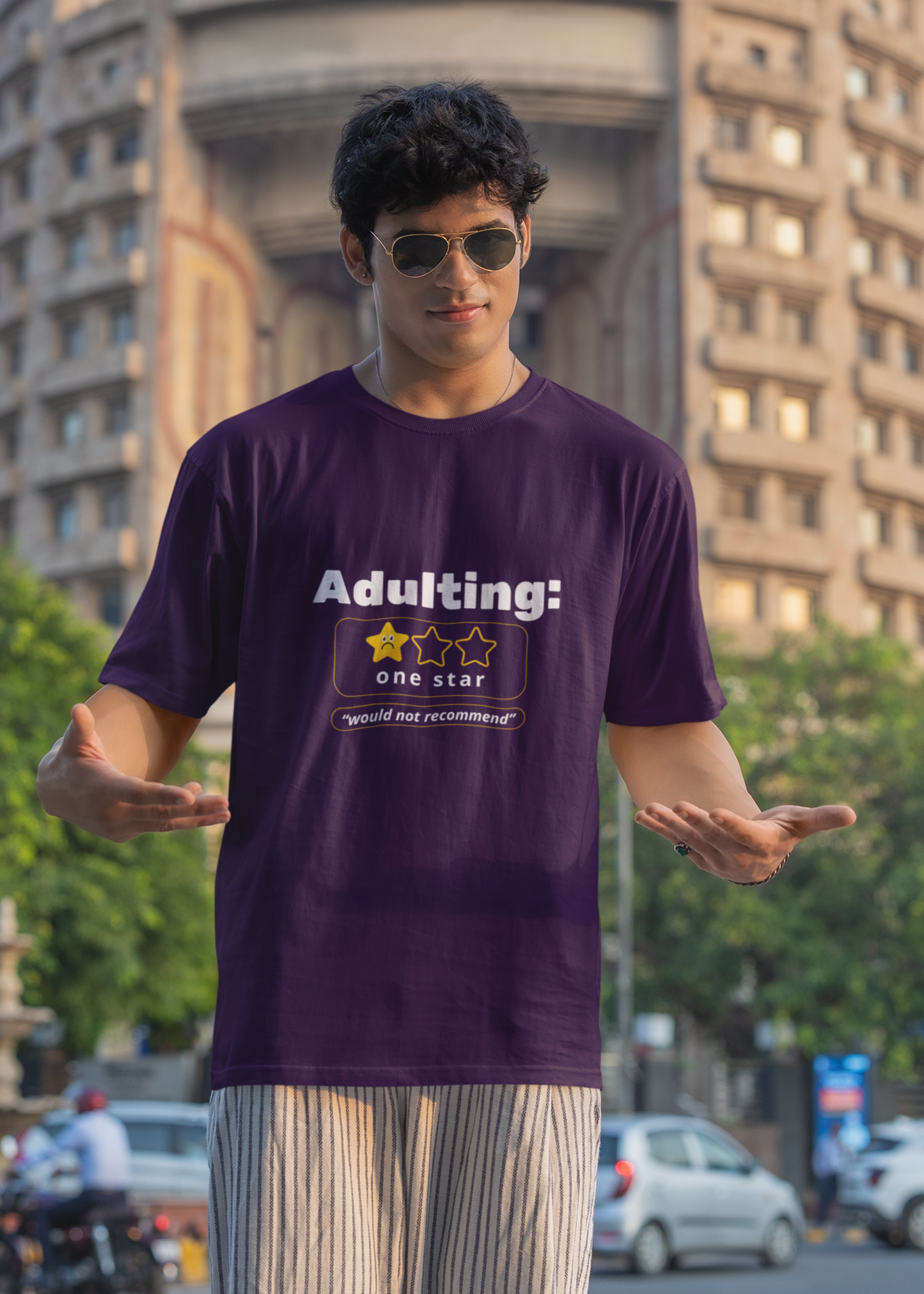 ADULTING Oversized Unisex Classic T-Shirt