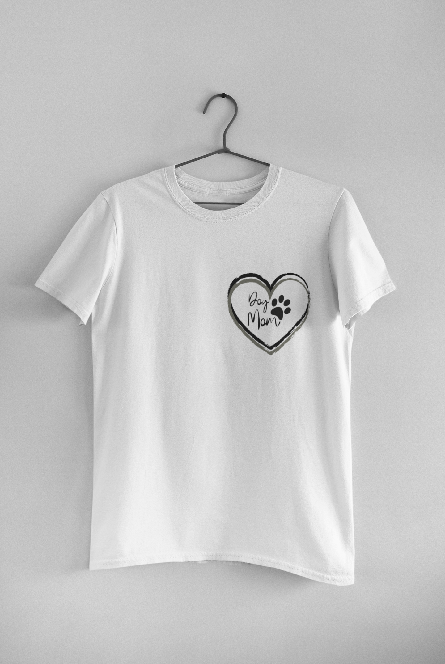 DOG MOM Women regular fit tshirt
