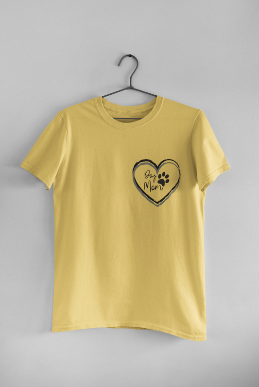 DOG MOM Women regular fit tshirt