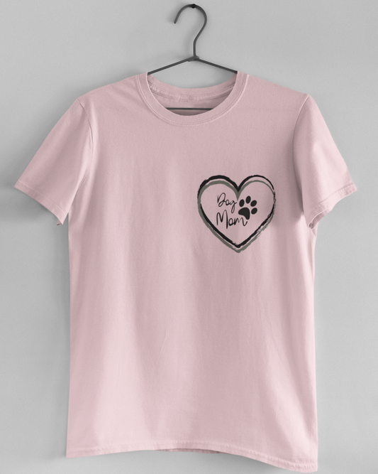 DOG MOM Women regular fit tshirt