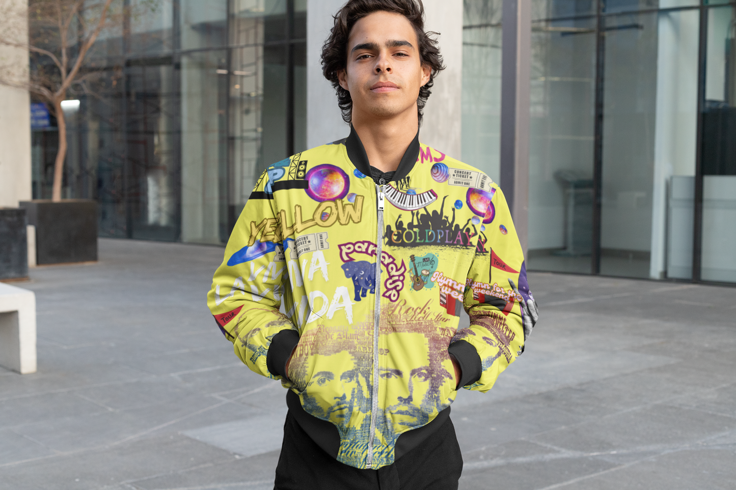 COLDPLAY Unisex Bomber jacket