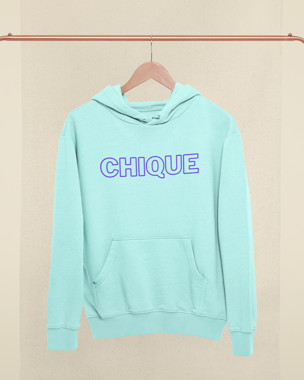 CHIQUE Unisex Hooded Sweatshirt