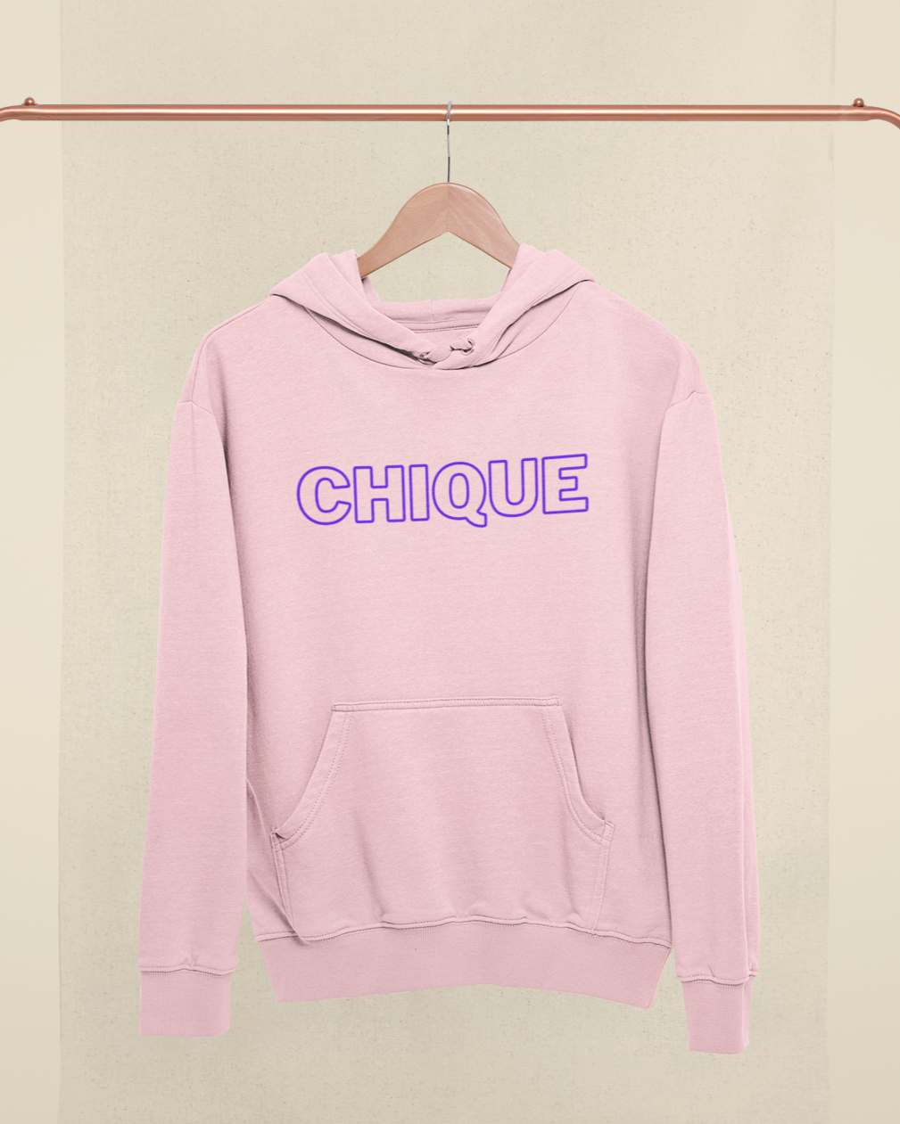 CHIQUE Unisex Hooded Sweatshirt