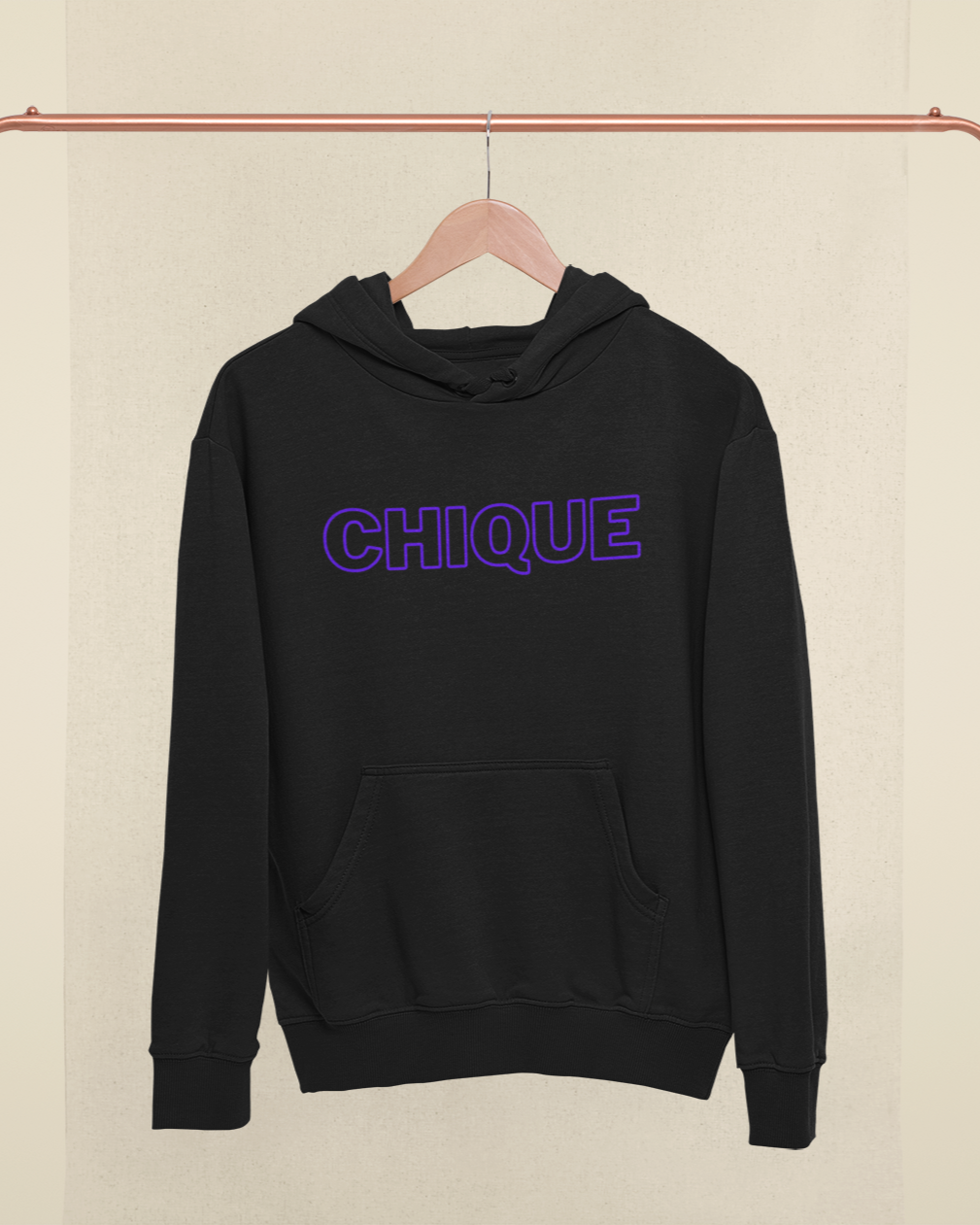 CHIQUE Unisex Hooded Sweatshirt