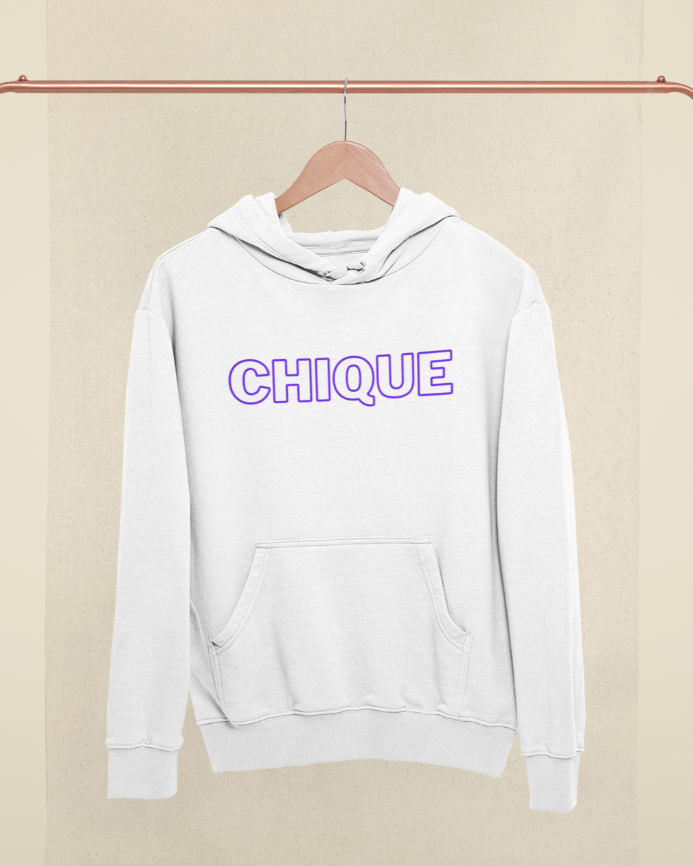 CHIQUE Unisex Hooded Sweatshirt