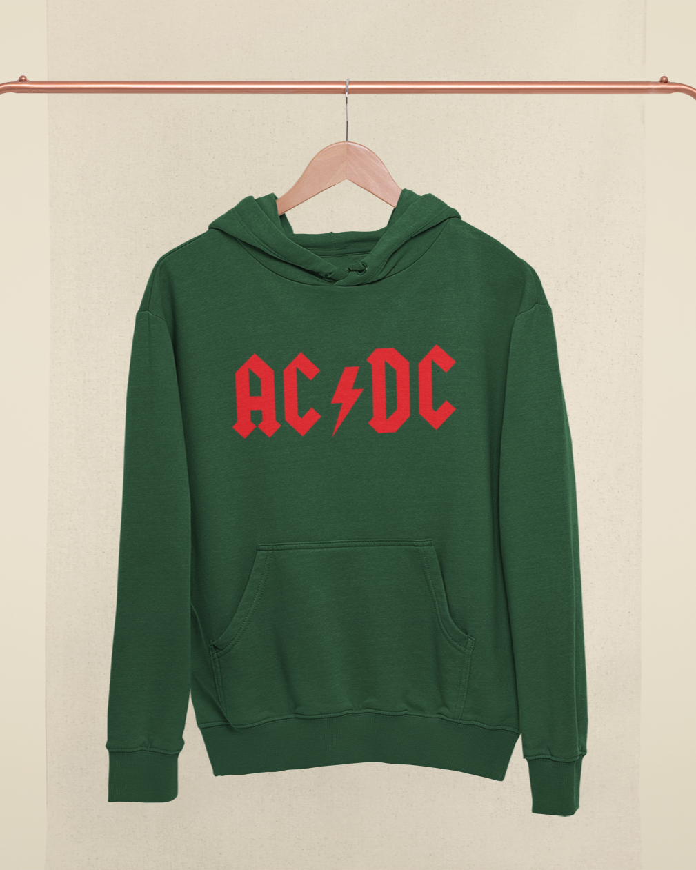 AC-DC HOODED SWEATSHIRT