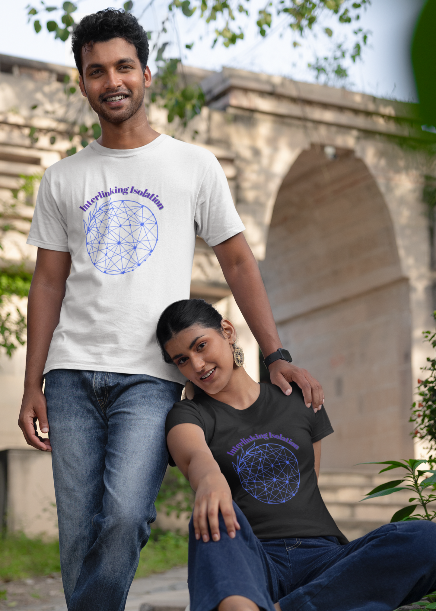 Interlinking Isolation Unisex SUPIMA T-Shirt