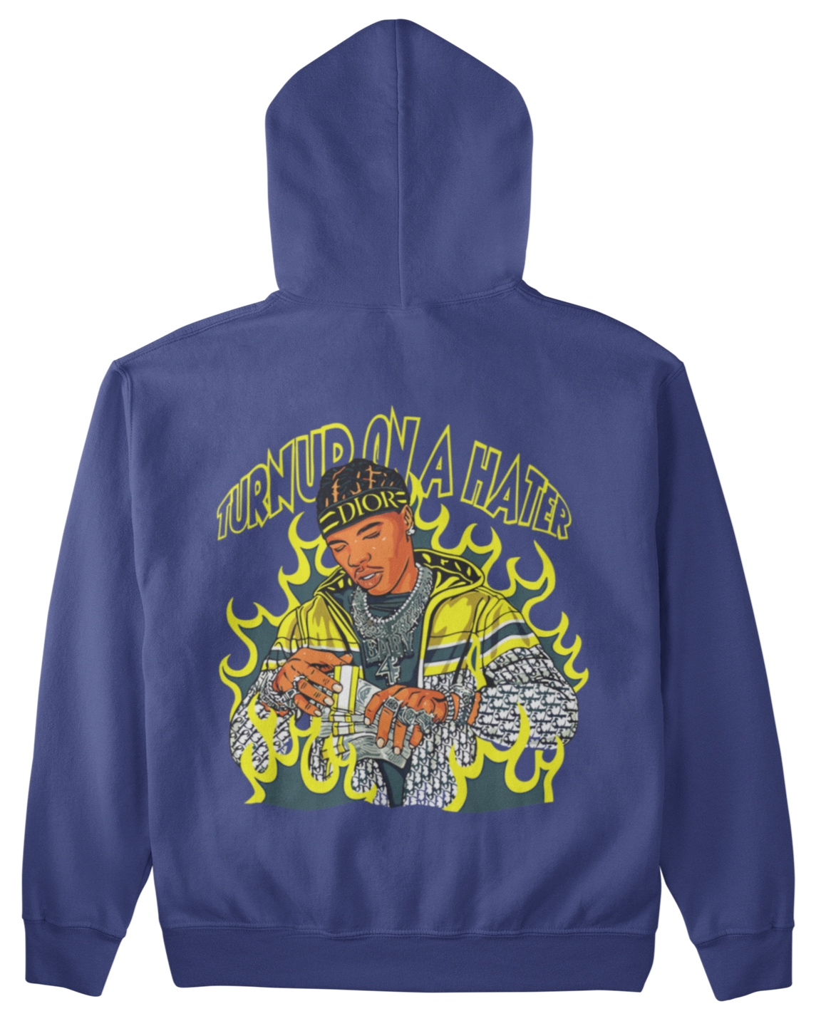 TURN UP HATERS Unisex Hooded Sweatshirt