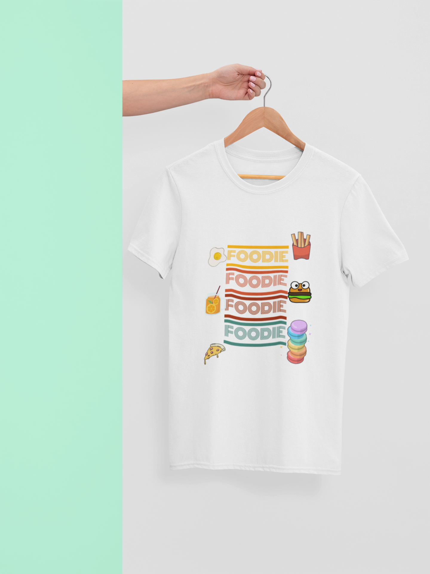 FOODIE Women regular fit tshirt