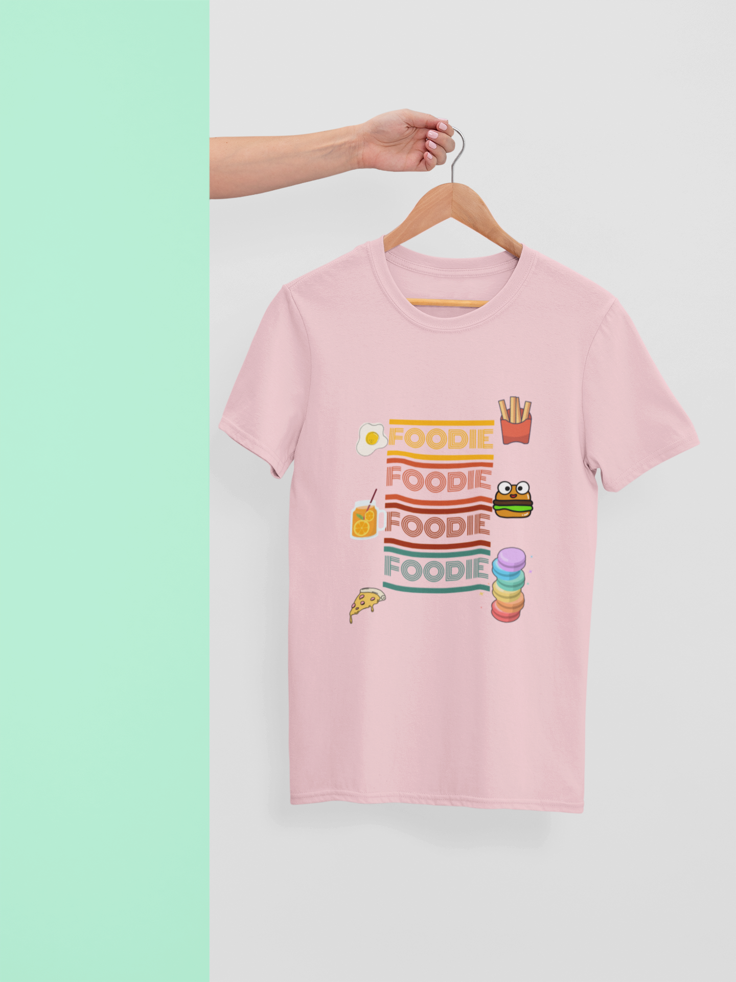 FOODIE Women regular fit tshirt