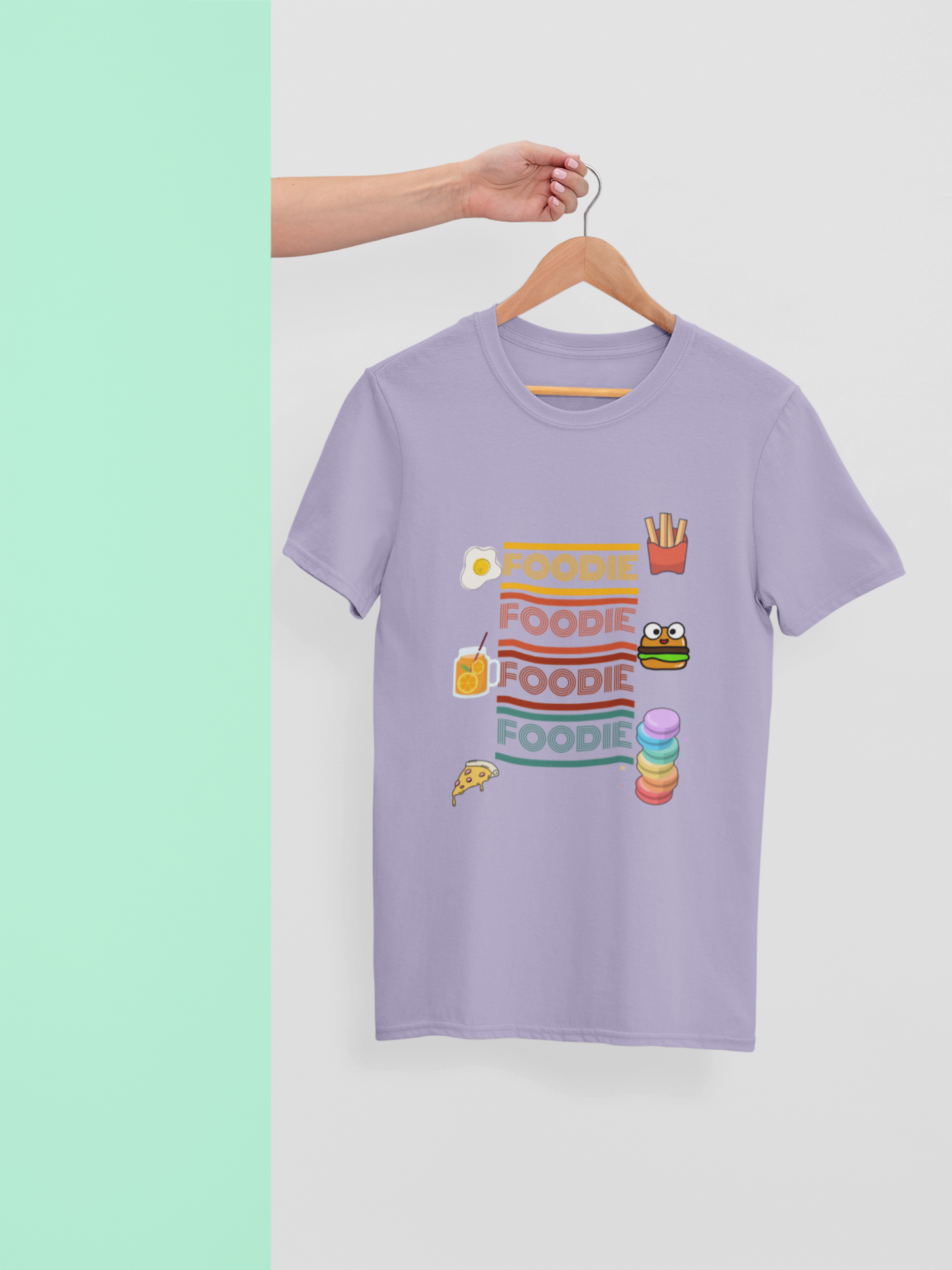 FOODIE Women regular fit tshirt