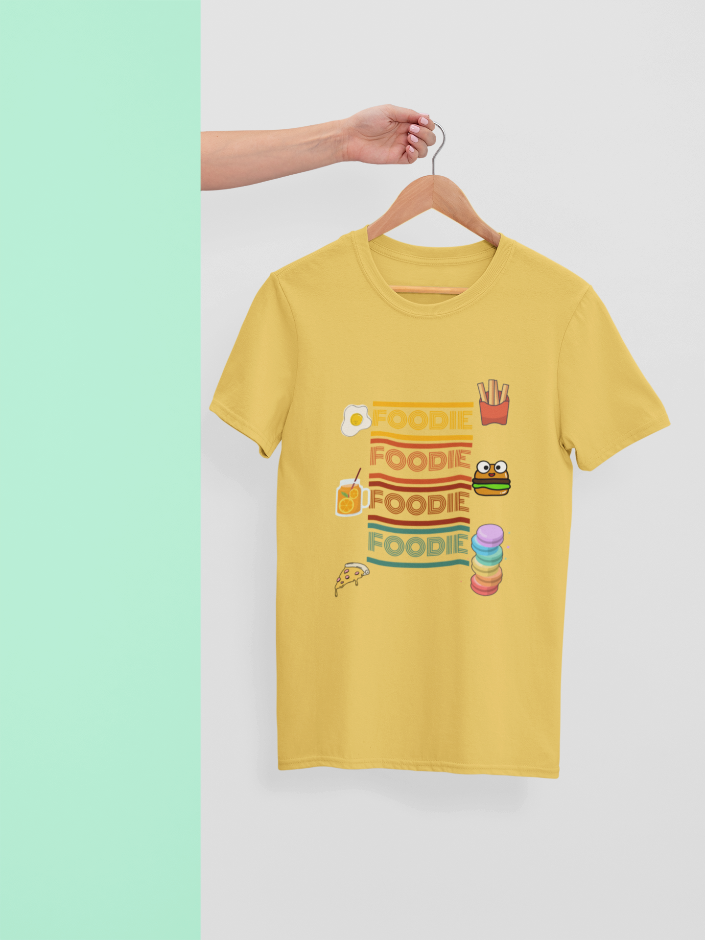 FOODIE Women regular fit tshirt