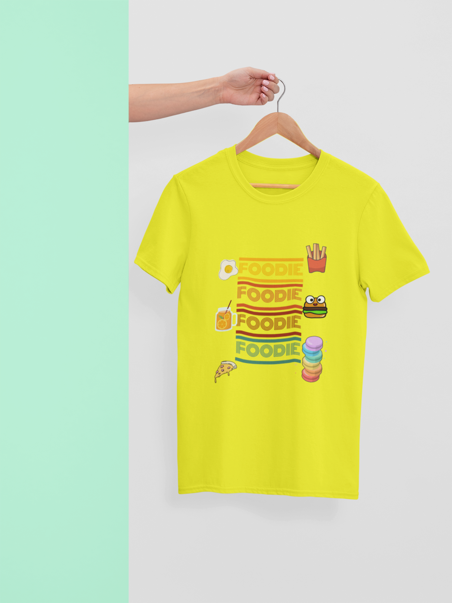 FOODIE Women regular fit tshirt