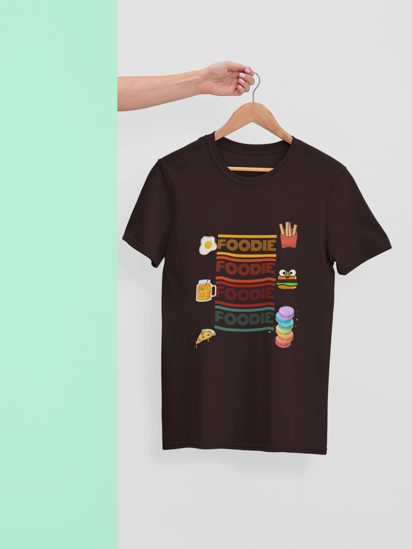FOODIE Women regular fit tshirt