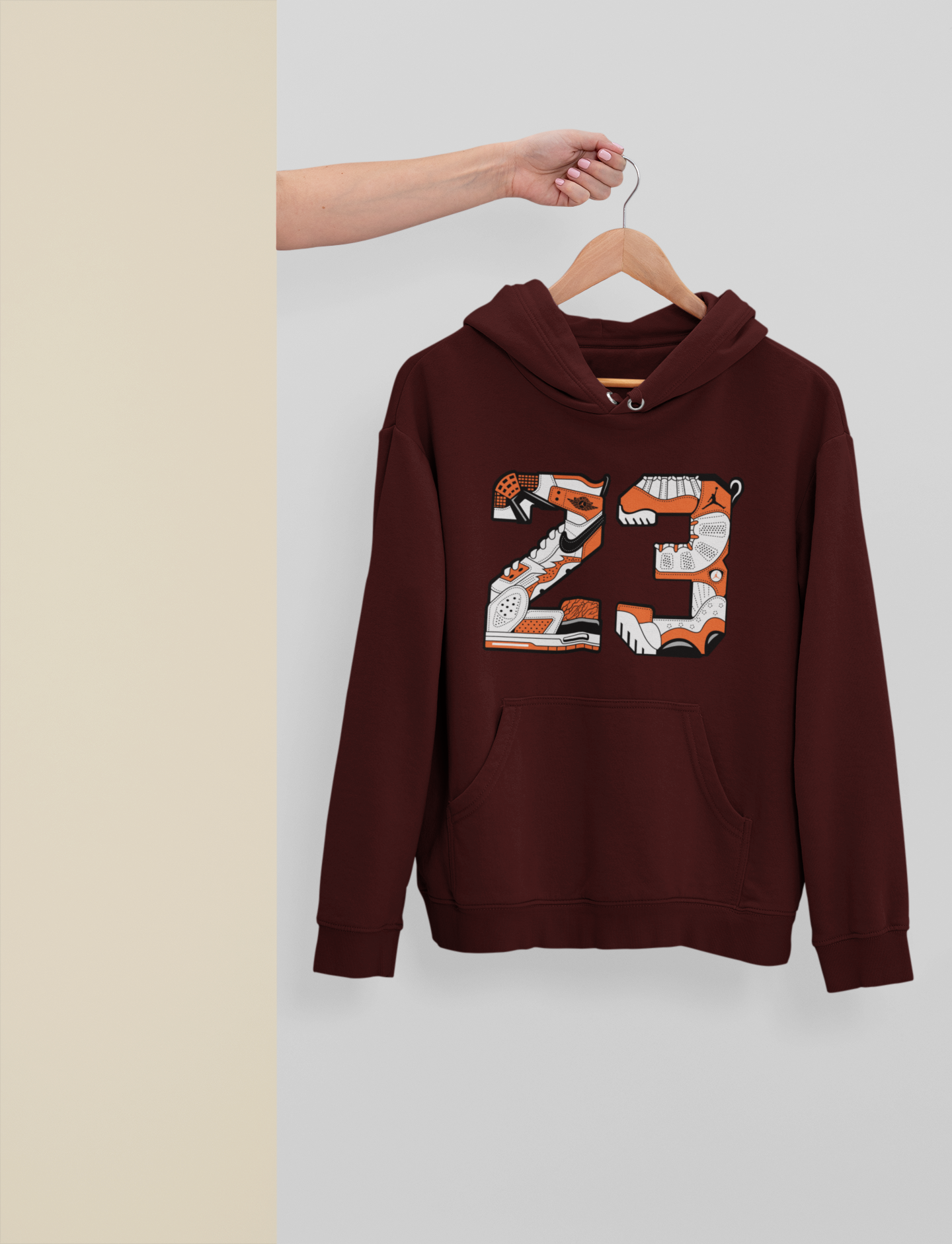 NO. 23 UNISEX HOODED SWEATSHIRT