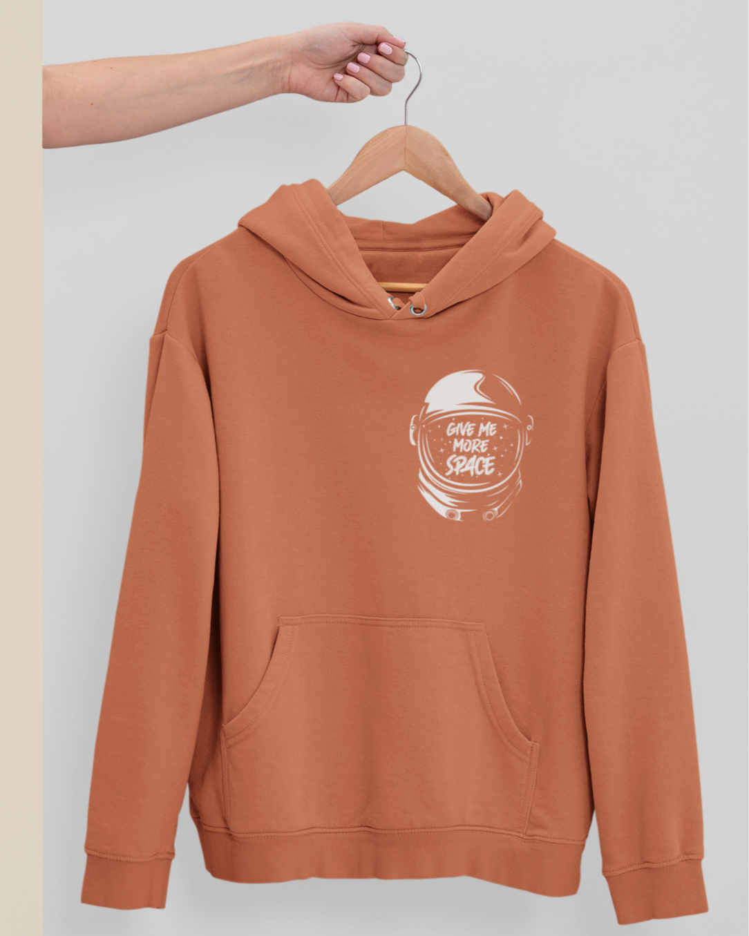 NEED SPACE Unisex Hooded Sweatshirt