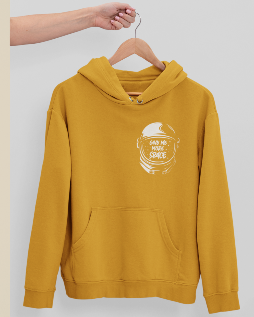NEED SPACE Unisex Hooded Sweatshirt