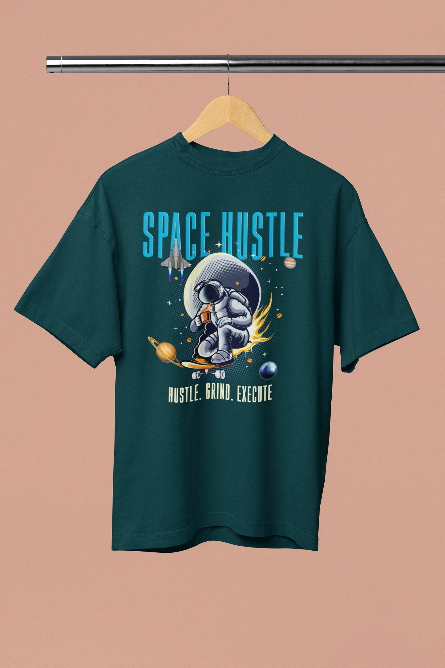 SPACE HUSTLE Oversized Unisex Classic T-Shirt