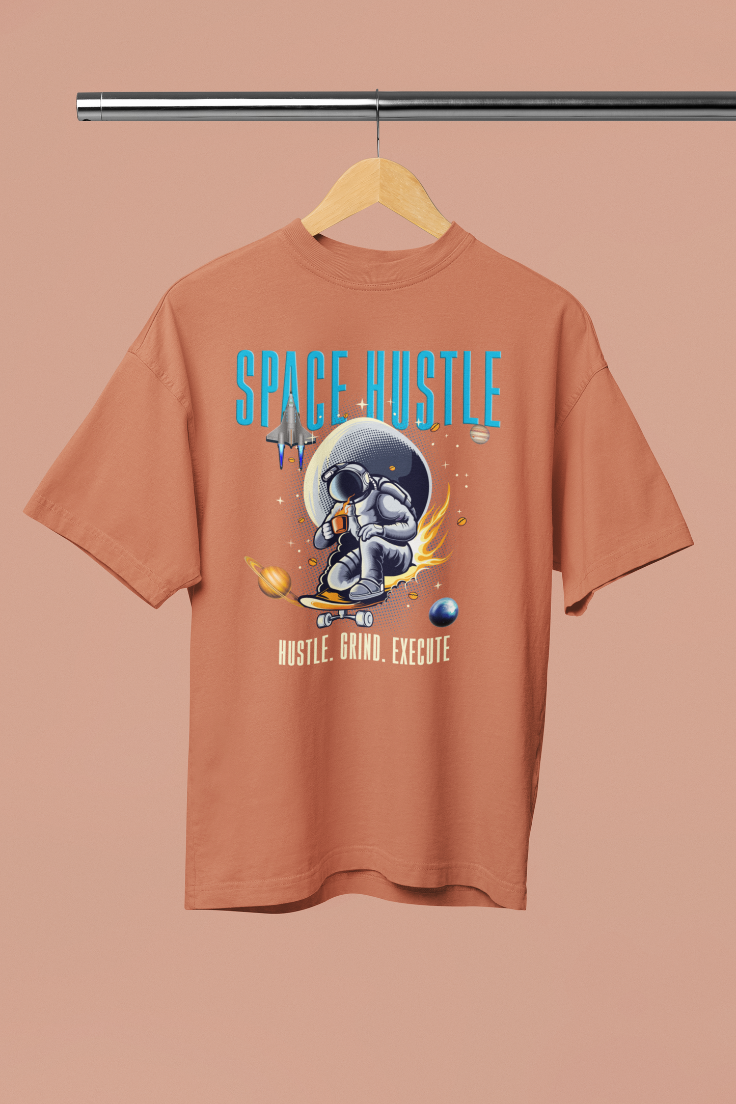SPACE HUSTLE Oversized Unisex Classic T-Shirt