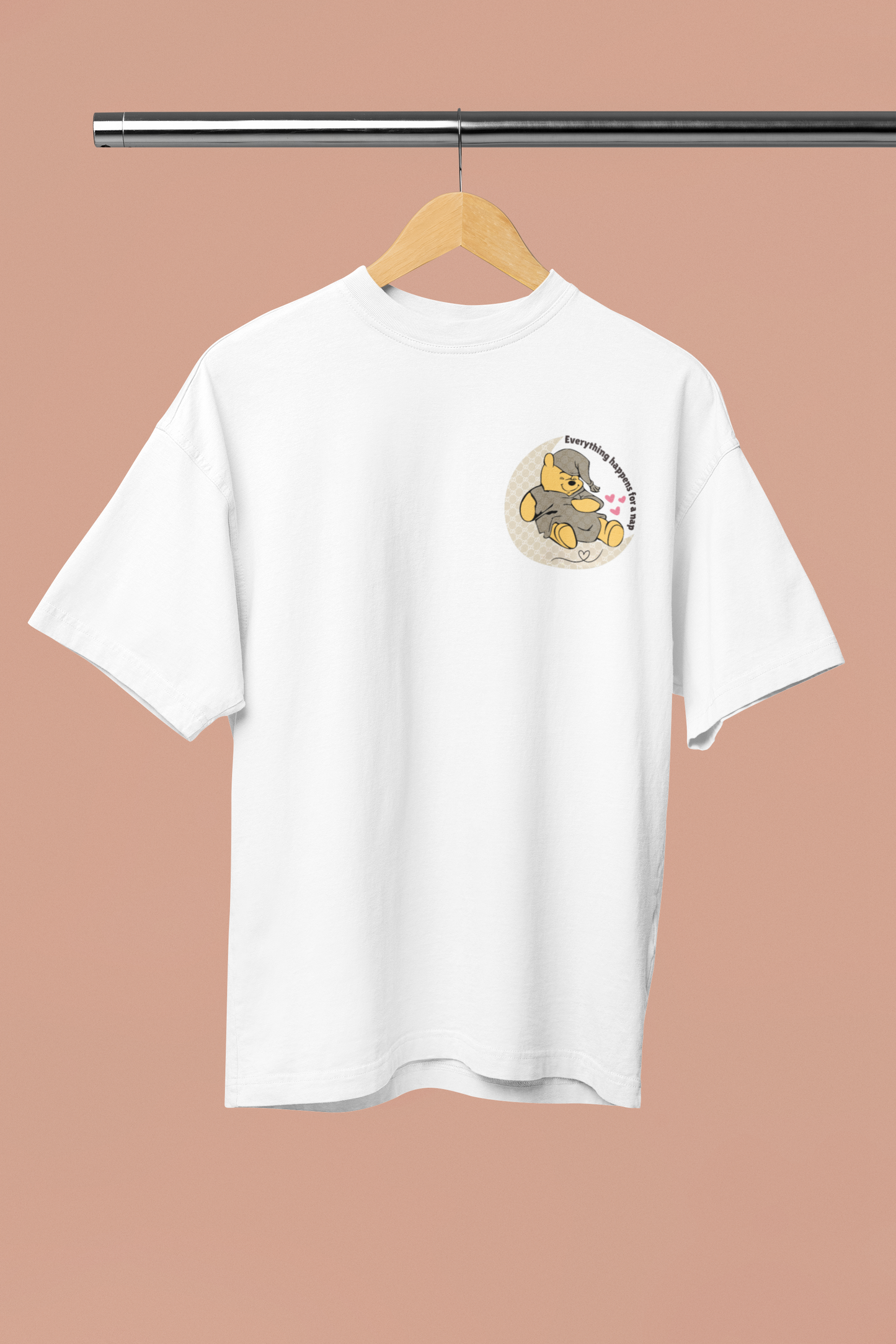 POOH Nap OVERSIZED UNISEX T-SHIRT