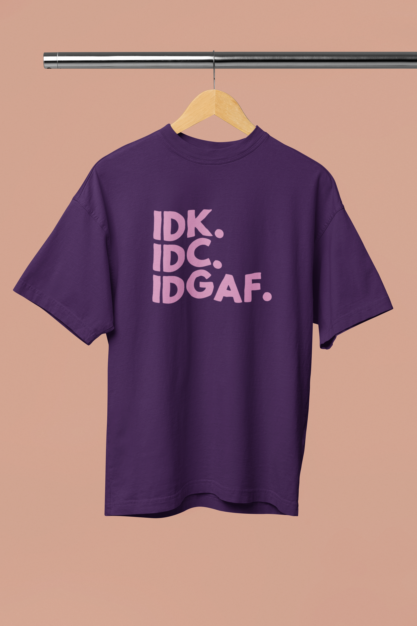 IDGAF Oversized Unisex T-Shirt