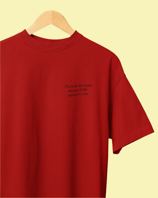 Aim high embroidered Oversized Unisex T-Shirt