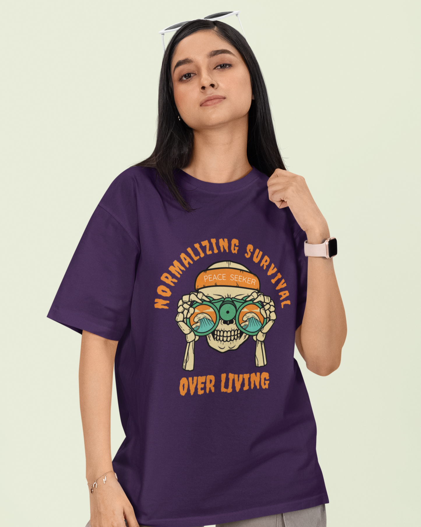 Normalizing Survival Oversized Unisex Classic TShirt