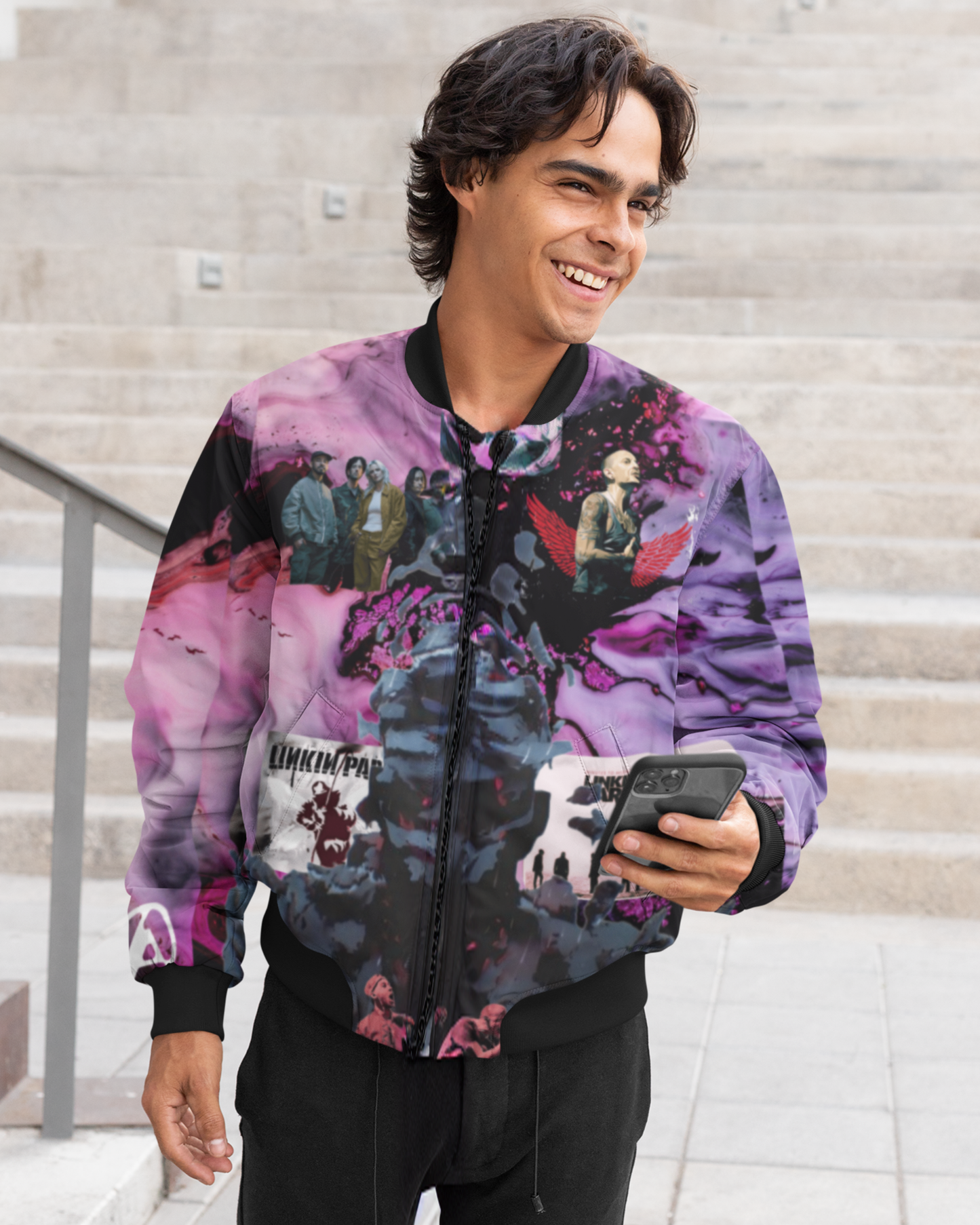 Linkin Park AOP Bomber Jacket