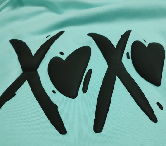 XOXO puff print Unisex Hoodie