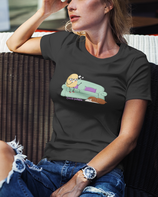 COUCH POTATO Women regular T-Shirt